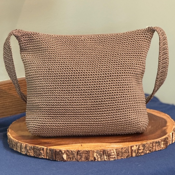 The Sak Handbags - THE SAK Tan Crochet Shoulder Bag | Neutral | Gently Used